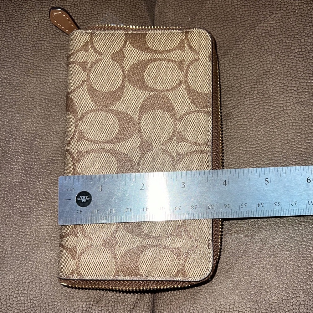 Coach Zip Around Wallet - Picture 3 of 3